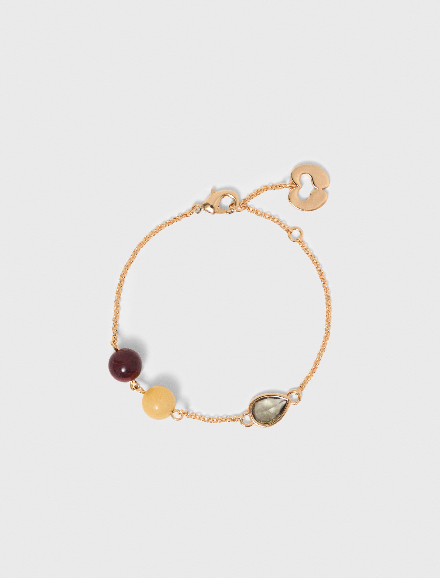 Bracelet à détails perles et strass