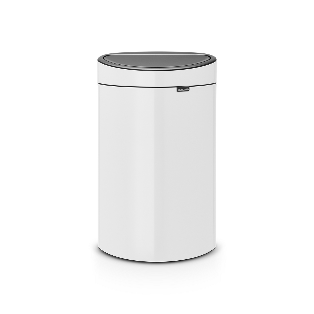 Brabantia Touch Bin New afvalemmer, 40 liter, kunststof binnenemmer - White