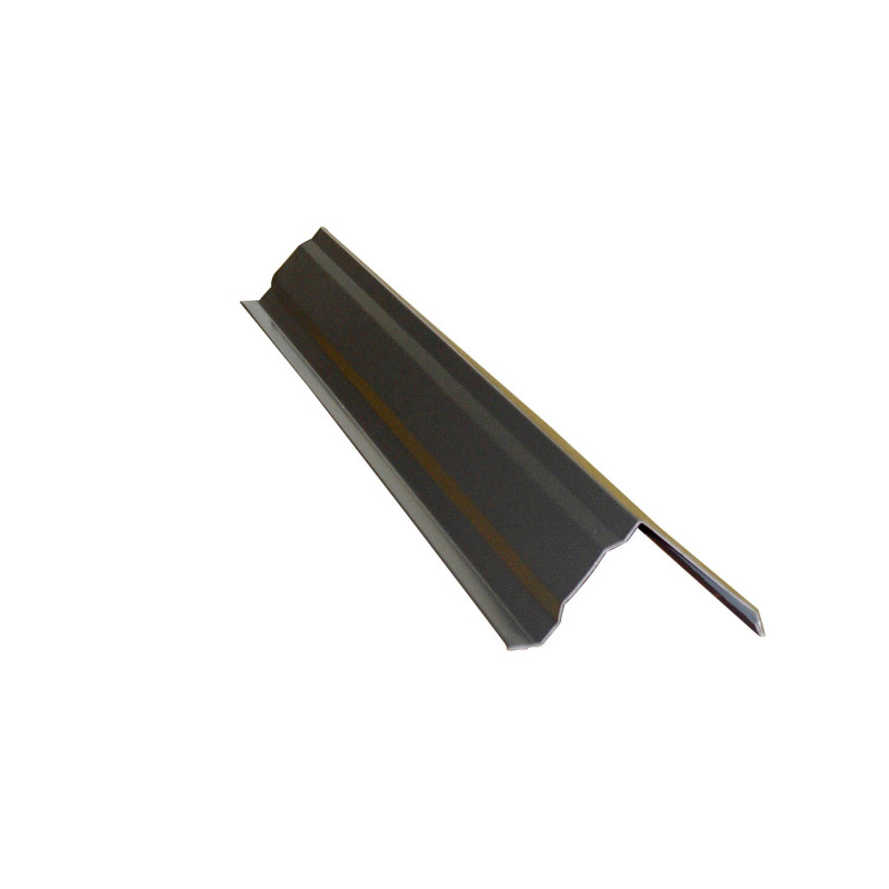 Rive pour tôle ondulée noire 1,2 m