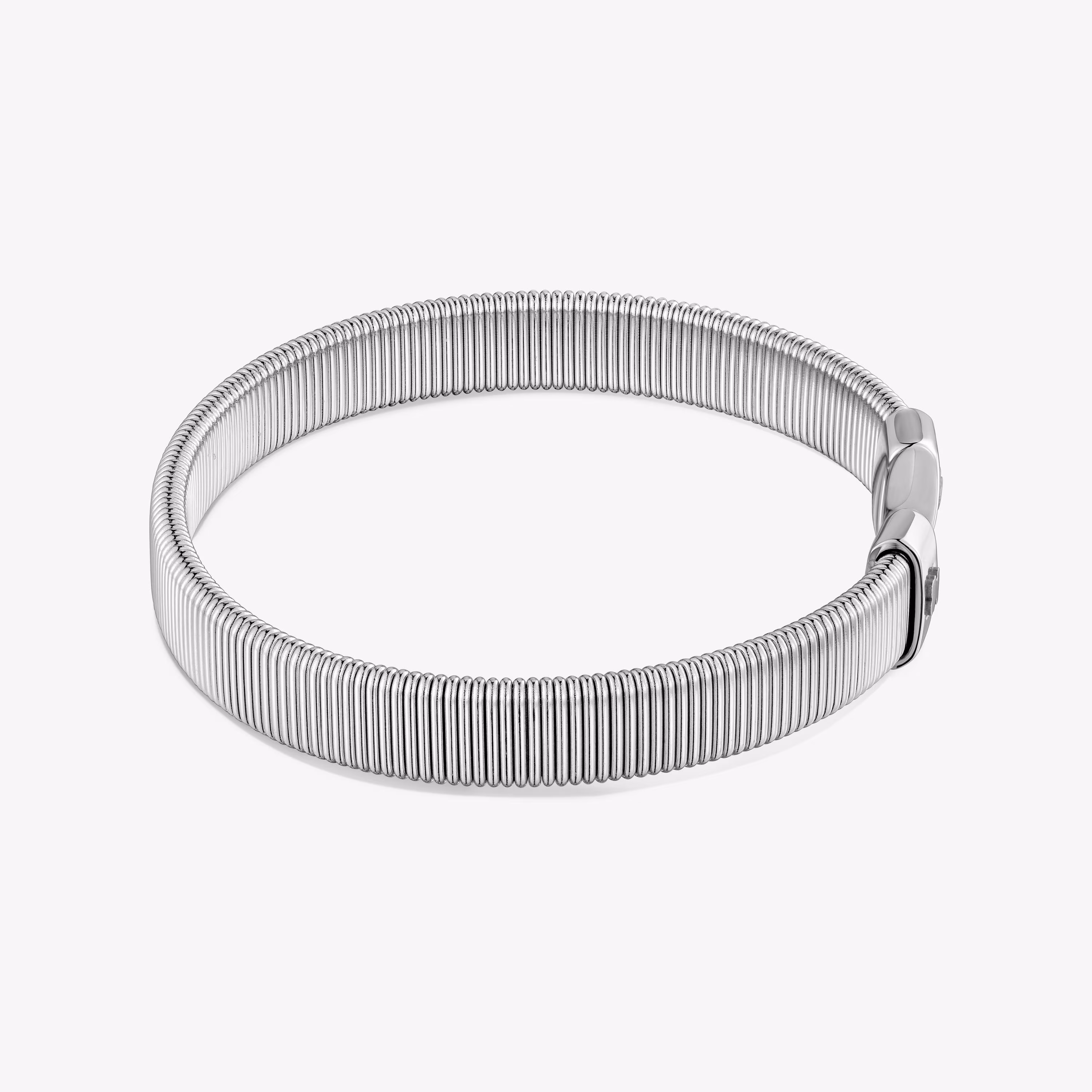 Pulsera esclava de acero 8 mm Bulevard