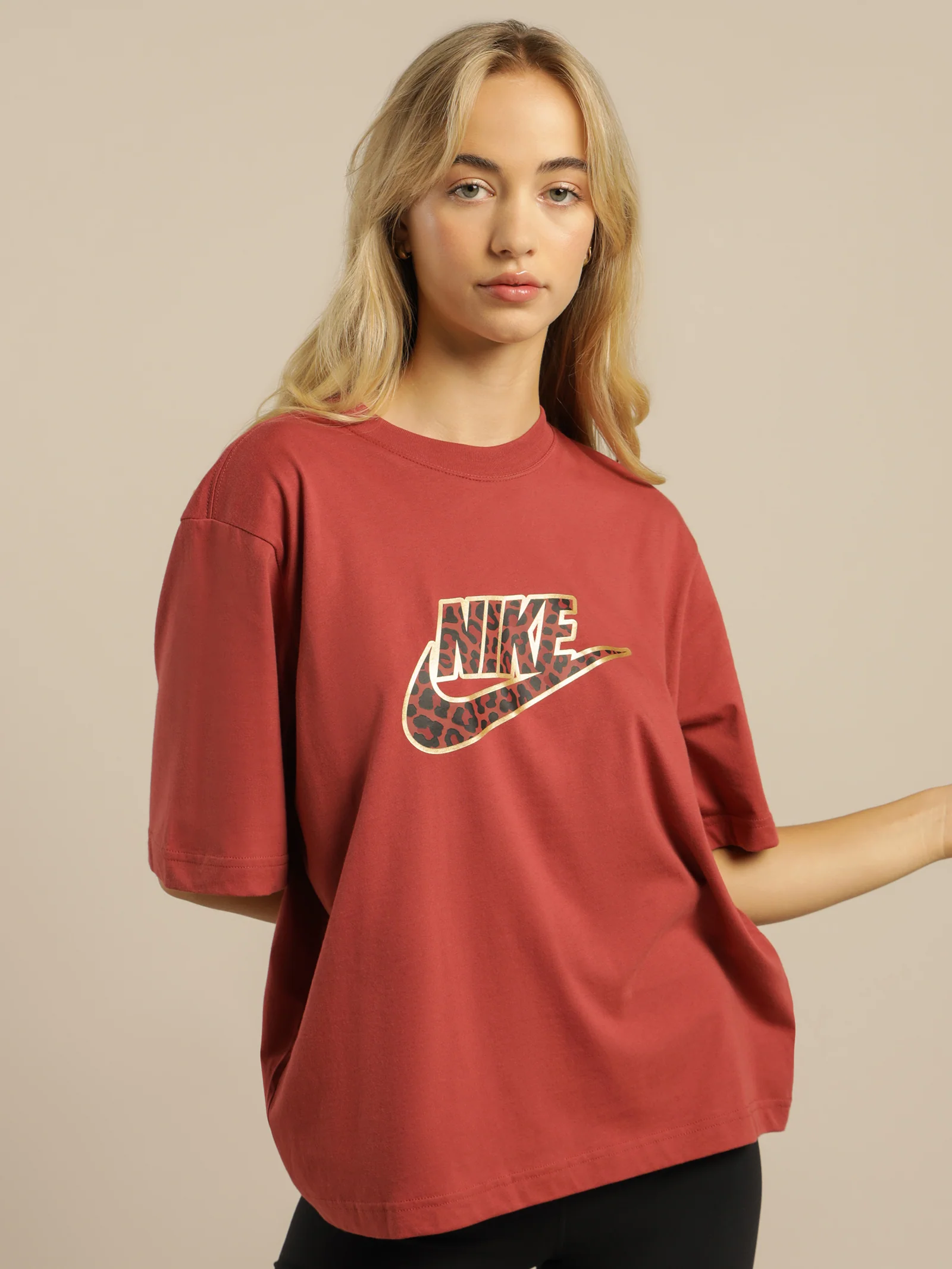 Sportswear T-Shirt Boxy Leopard