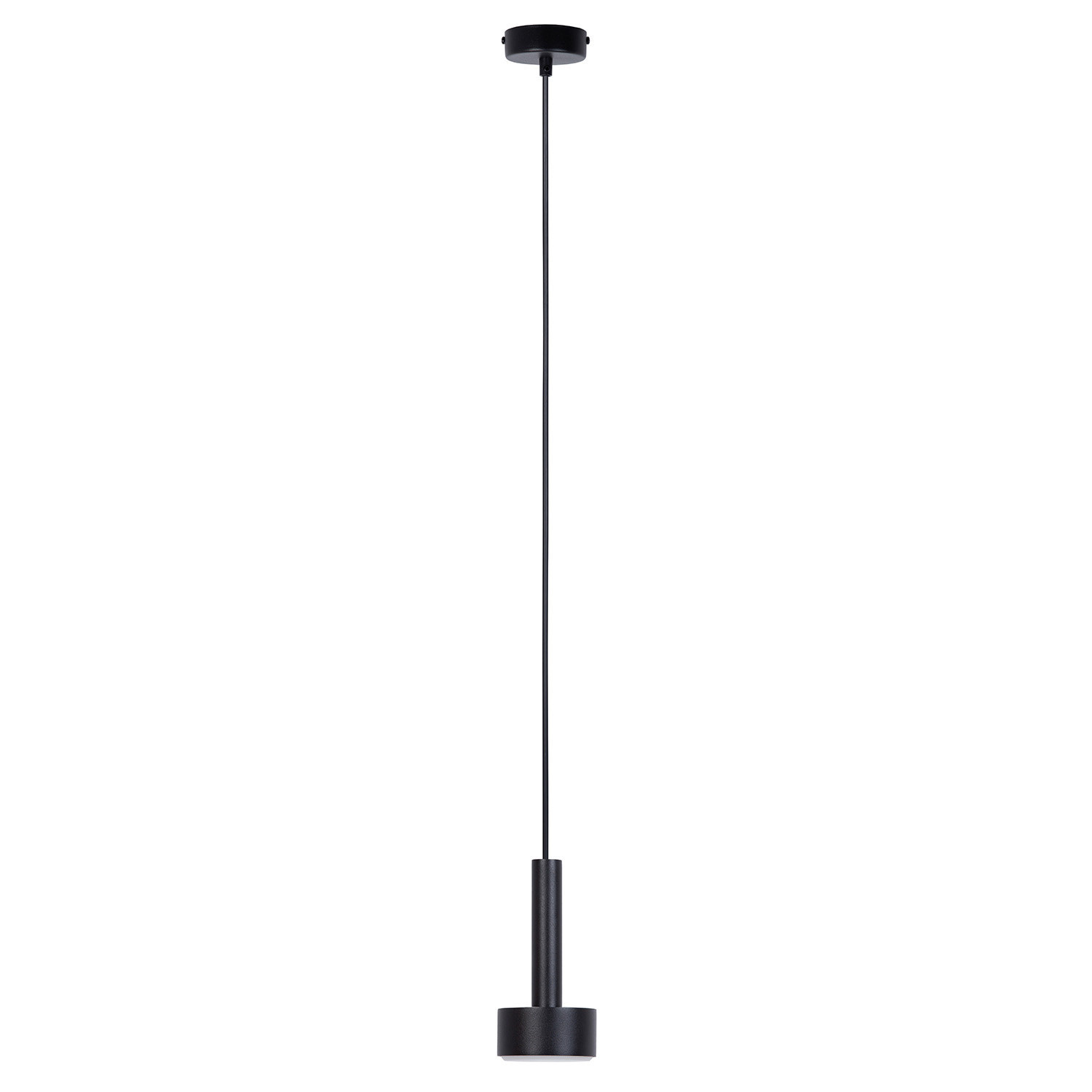 Lampa wisząca czarna STAMP 1xGX53x12W wym: 130x8x8 cm Sigma Lighting