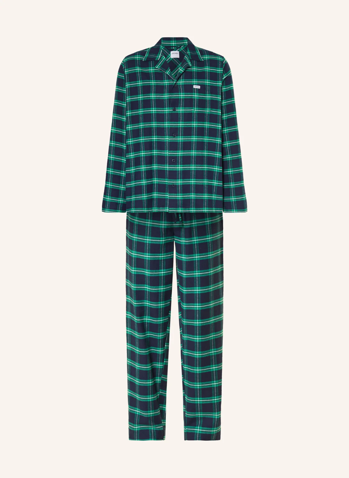 JOCKEY Schlafanzug EVERYDAY aus Flanell