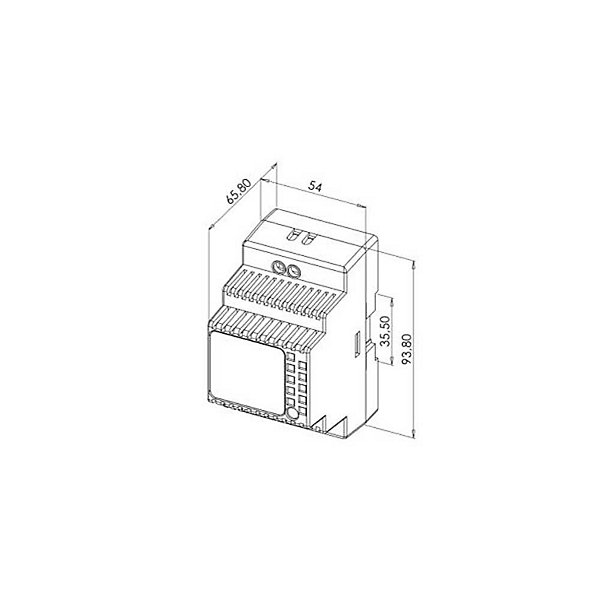 Alimentation a decoupage rail DIN Heracles 3MOD 12V 5A 60W PCA-ALIMRD1260