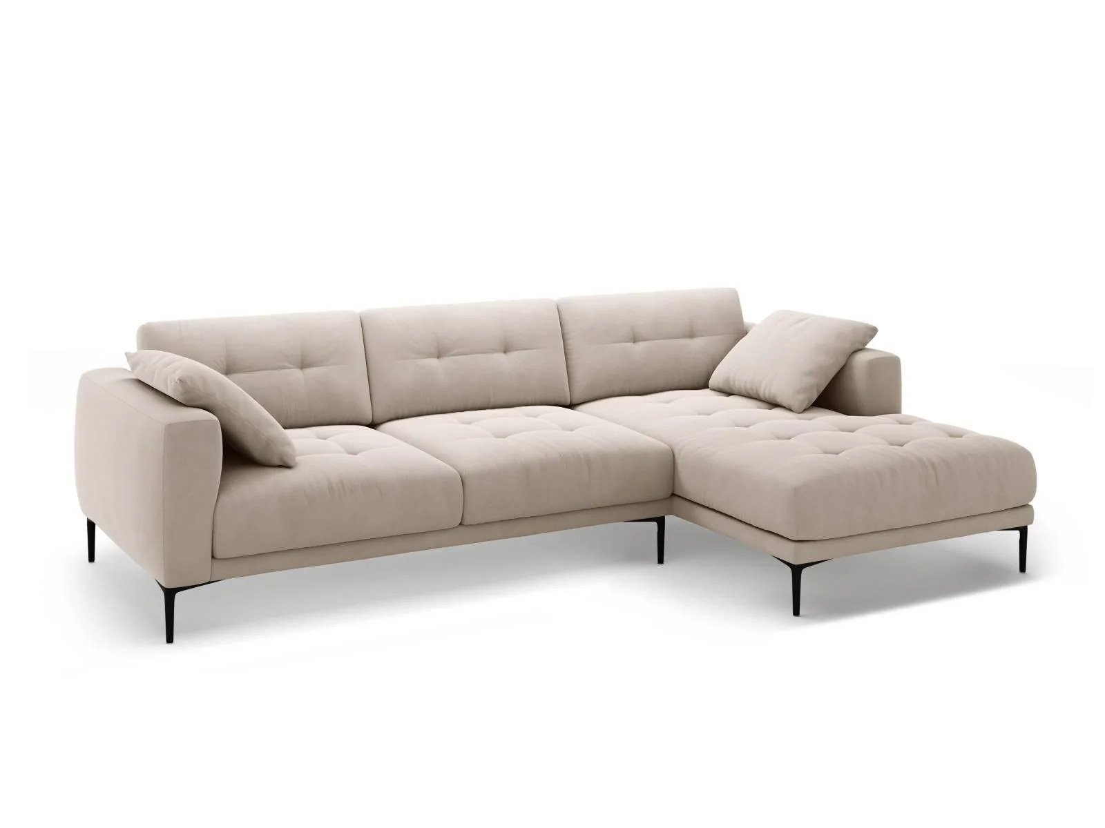 Hoekbank Bemy velvet rechts