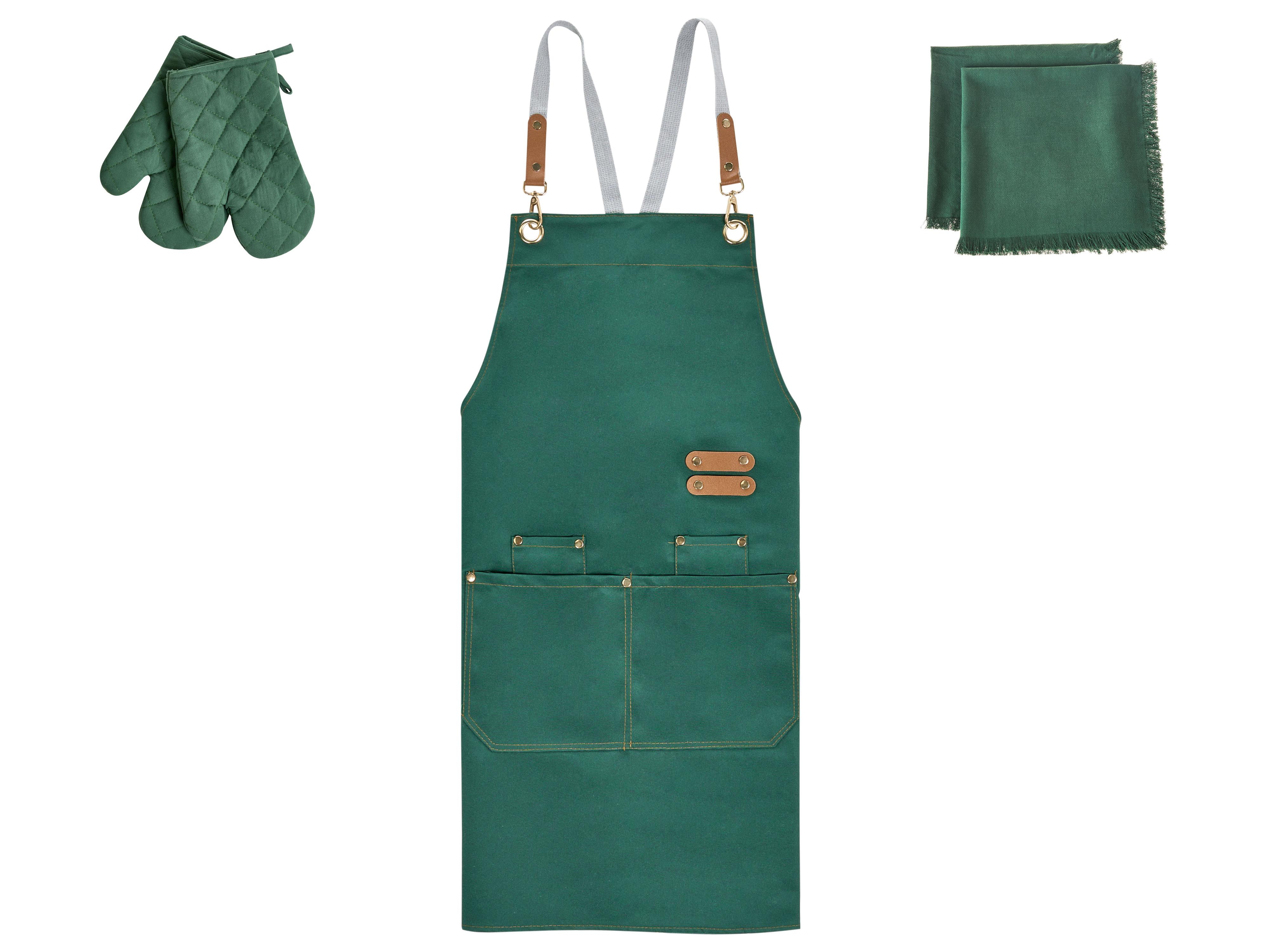 Kitchen Textiles Set BRASSICA Green