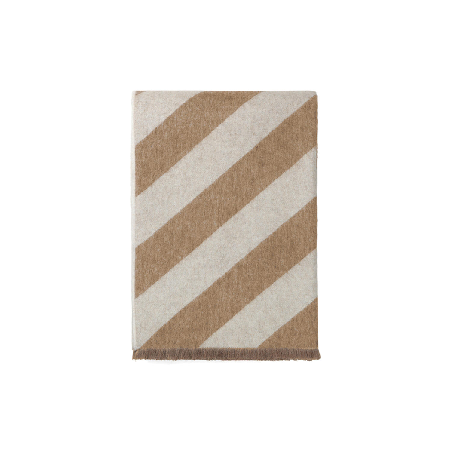 Fishbone plaid, camel