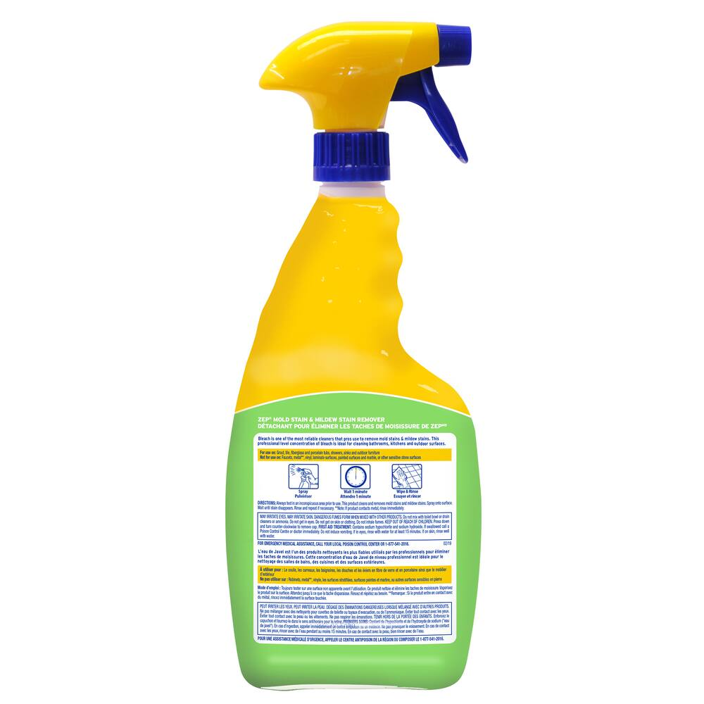 Zep Mold & Mildew Stain Remover Spray, 946-mL