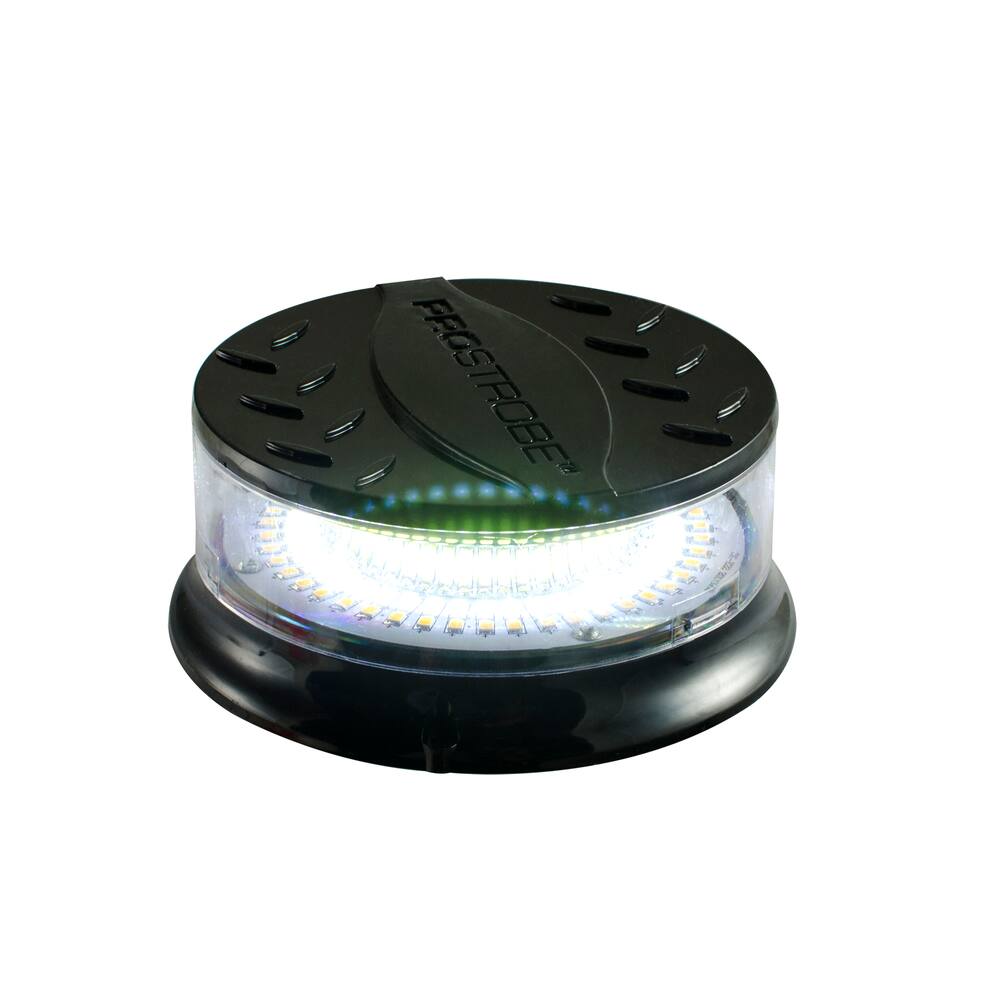 Alpena ProStrobe Rocky 10-in Cord Dual Colour Light House/Flash Light, 12V-24VWhite, Amber