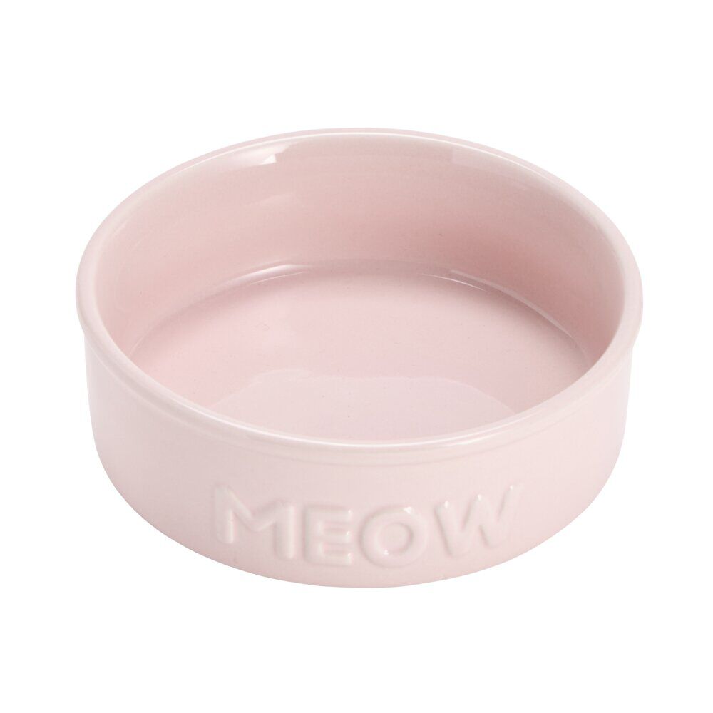 Gamelle céramique rose Cute Poesy Meow Ø15x5cm