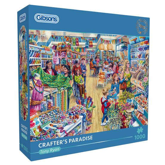 Gibsons Crafter’s Paradise Jigsaw Puzzle 1000 Pieces