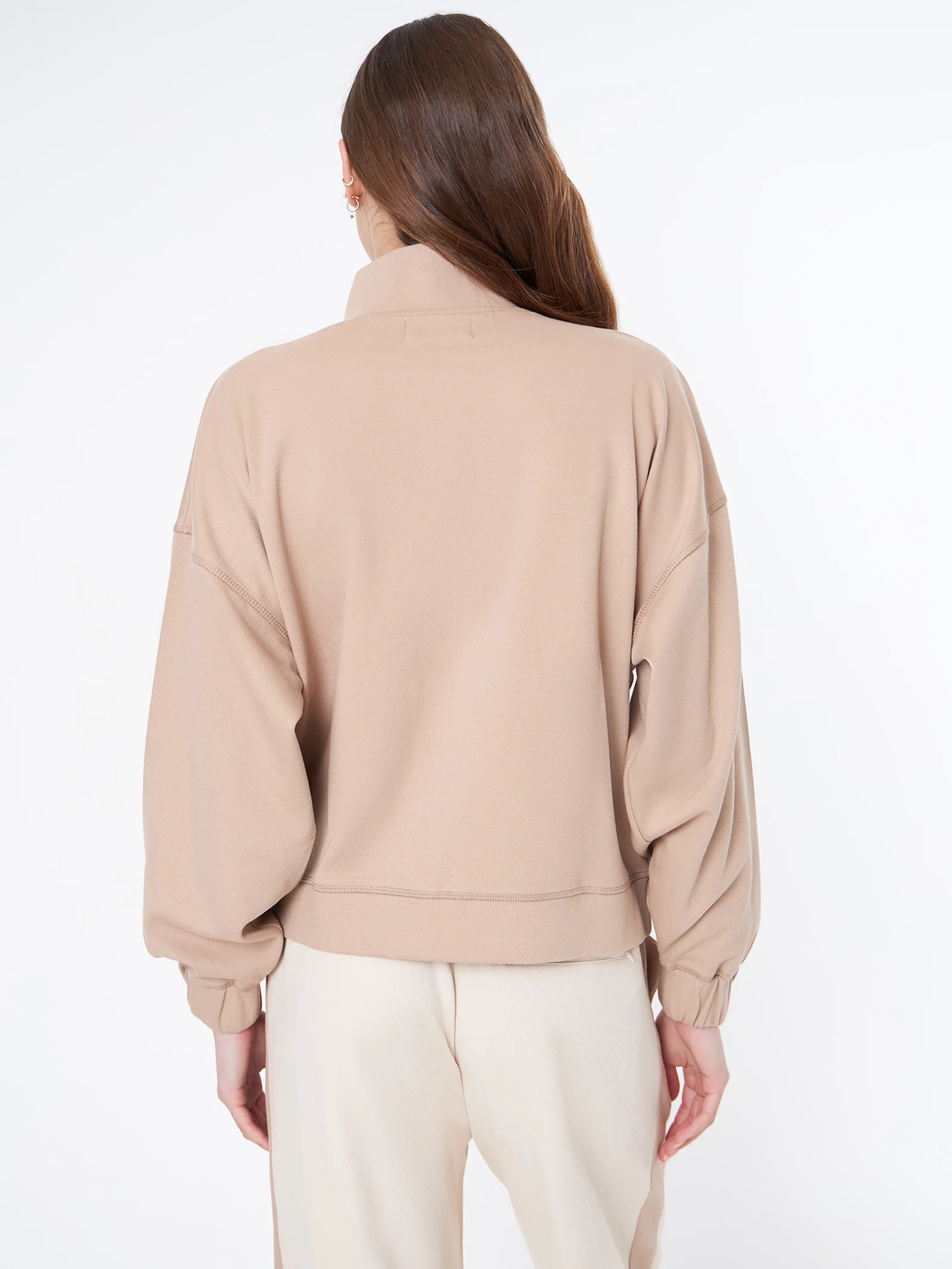 Mse Trico Zipper Sweat