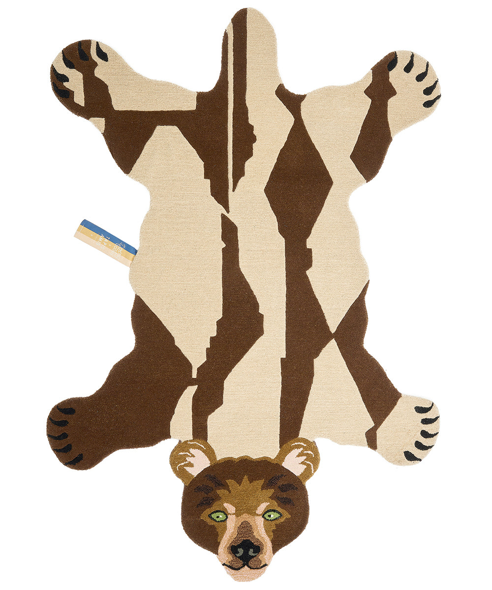 Doing Goods Quin Beer Vloerkleed - XL 240 x 165 x 2 cm - 100% wol