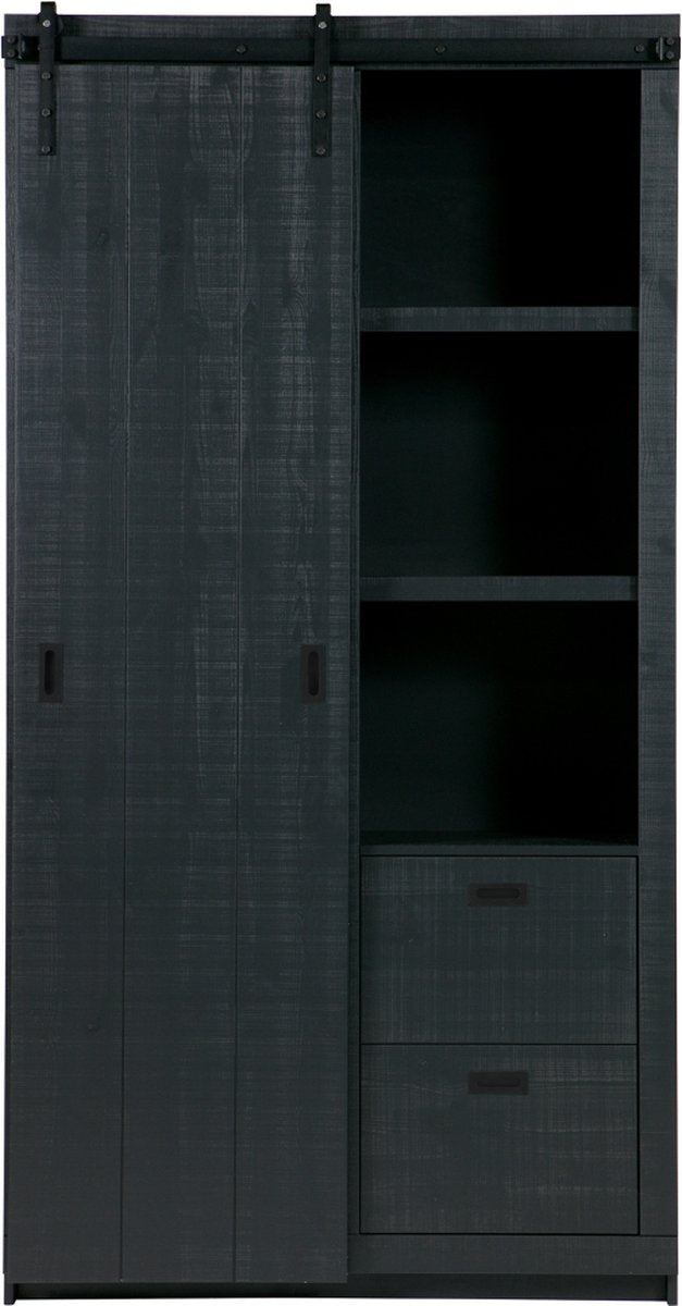 vtwonen Slide Barn Opbergkast - Zwart