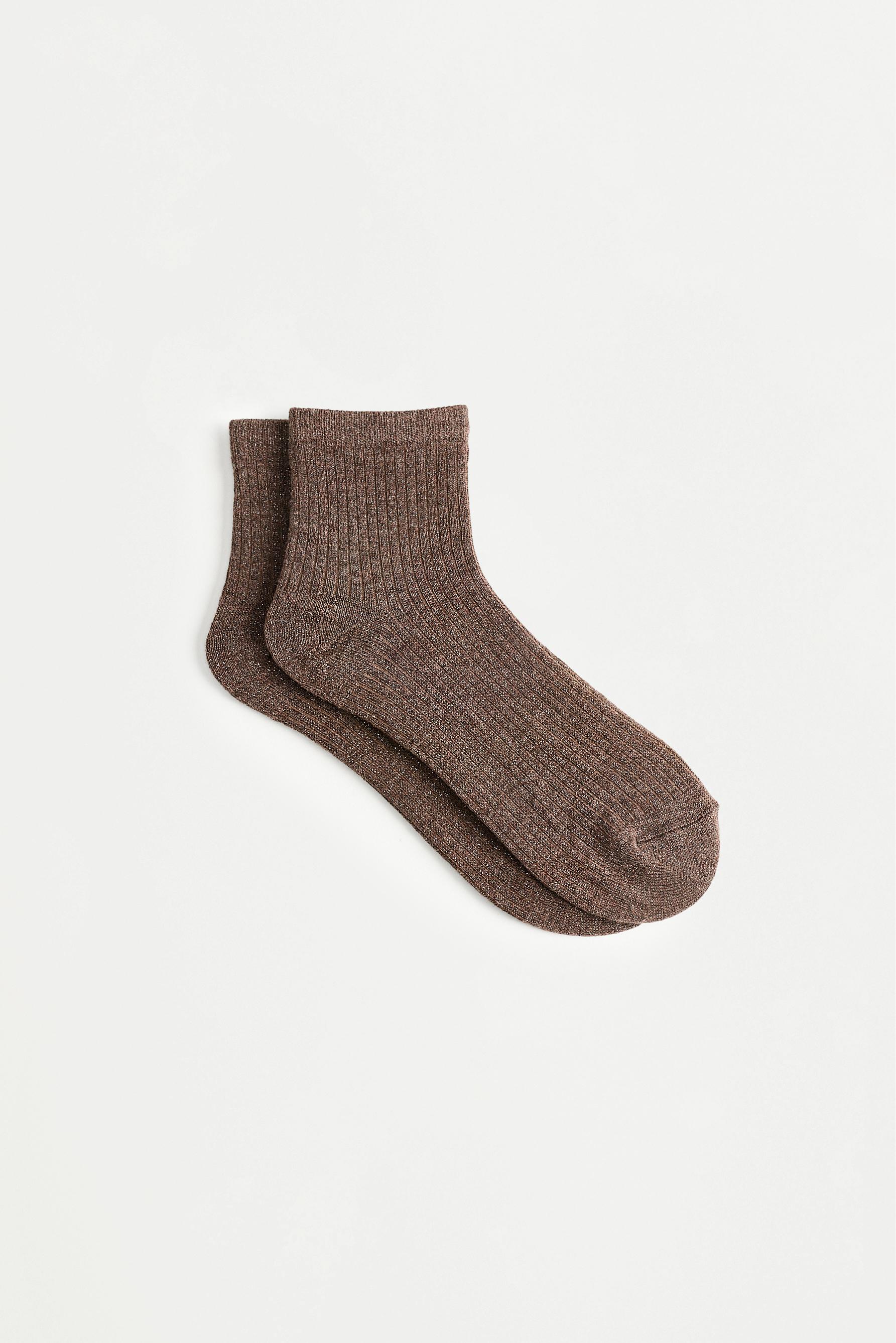 Calcetines tobilleros hilatura metalizada (Pack 4)