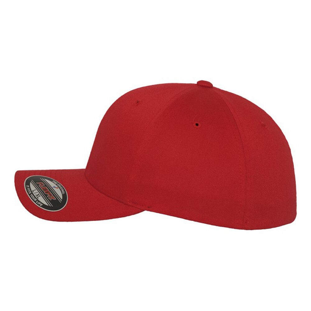 CAPS FLEXFIT RØD S/M 54-57CM