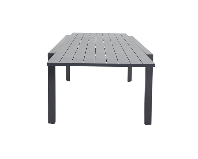 Jette Dining Extension Table 220-340cm(Gunmetal Grey)