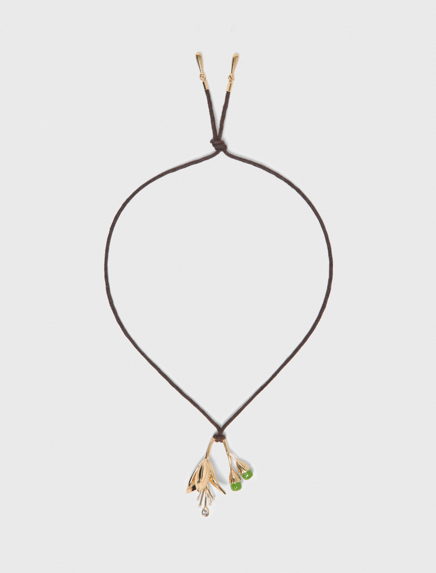 Collier cordon tulipe