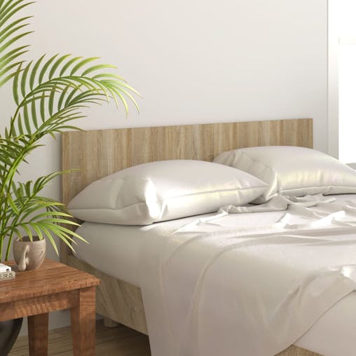 NNEVL Bed Headboard Sonoma Oak 160x1.5x80 cm Engineered Wood