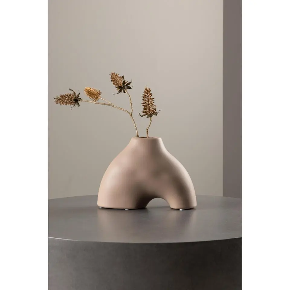 Nest of Nora Keramische vaas 15 cm - Licht roze