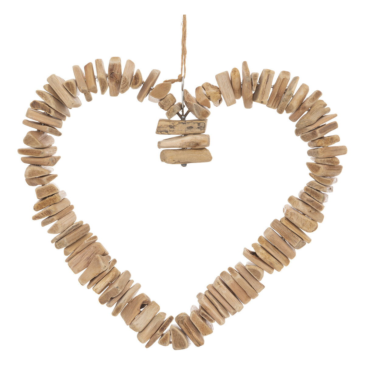 Wall decoration"Agnes" Metal and beech, H.35 cm