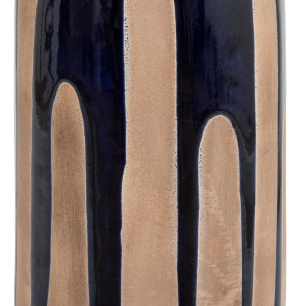 Wazon terracotta granatowy TERRA 40 cm