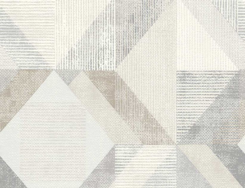 Vliestapete Grafik Beige, Grau
