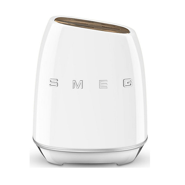 Bloc de 6 couteaux blanc Smeg KBSF02WH