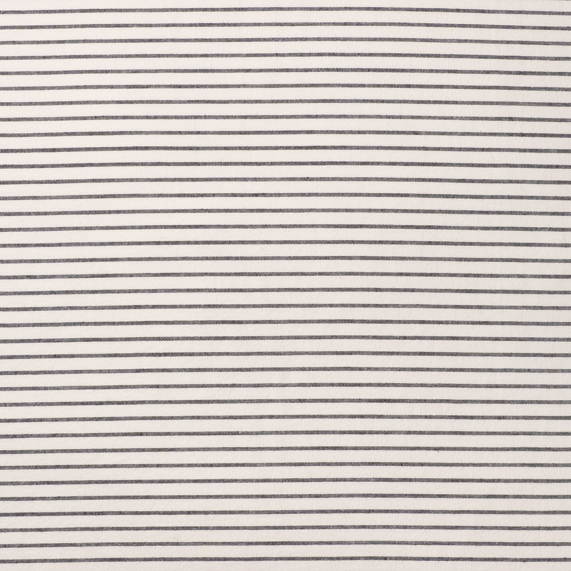 MAXINE - Housse de couette 240x260cm en coton lavé à motif rayures - blanc