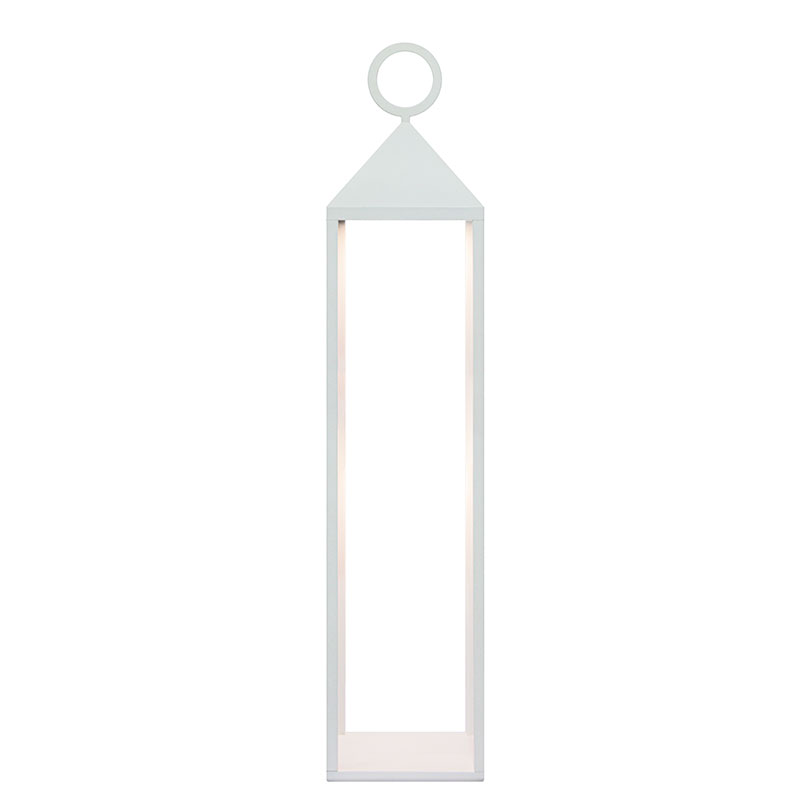 Lykta Faro 67, LED unplugged, vit
