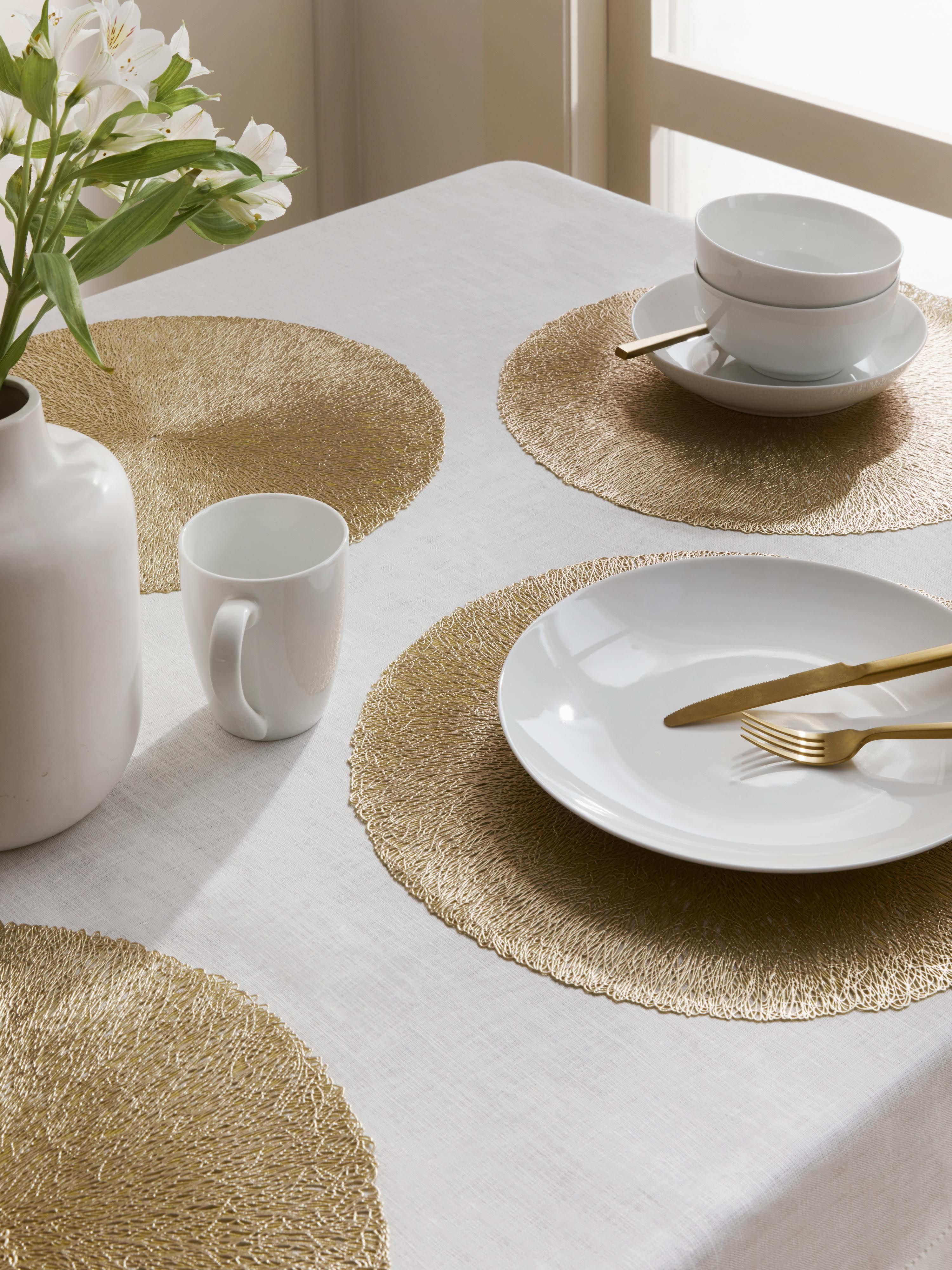 Runde Tischsets Linda, 6er-Set