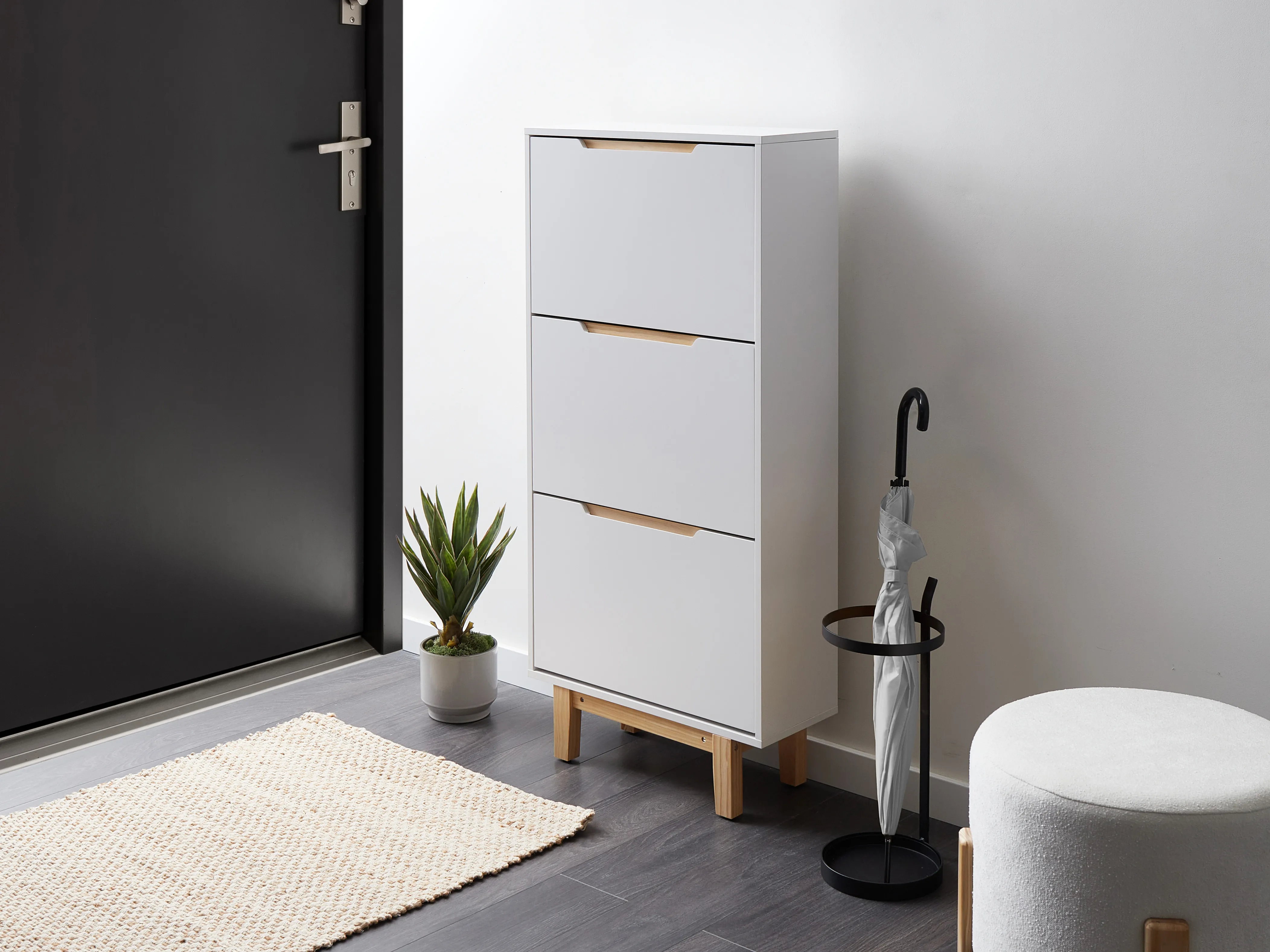 Shoe Storage Cabinet SANDFLY White