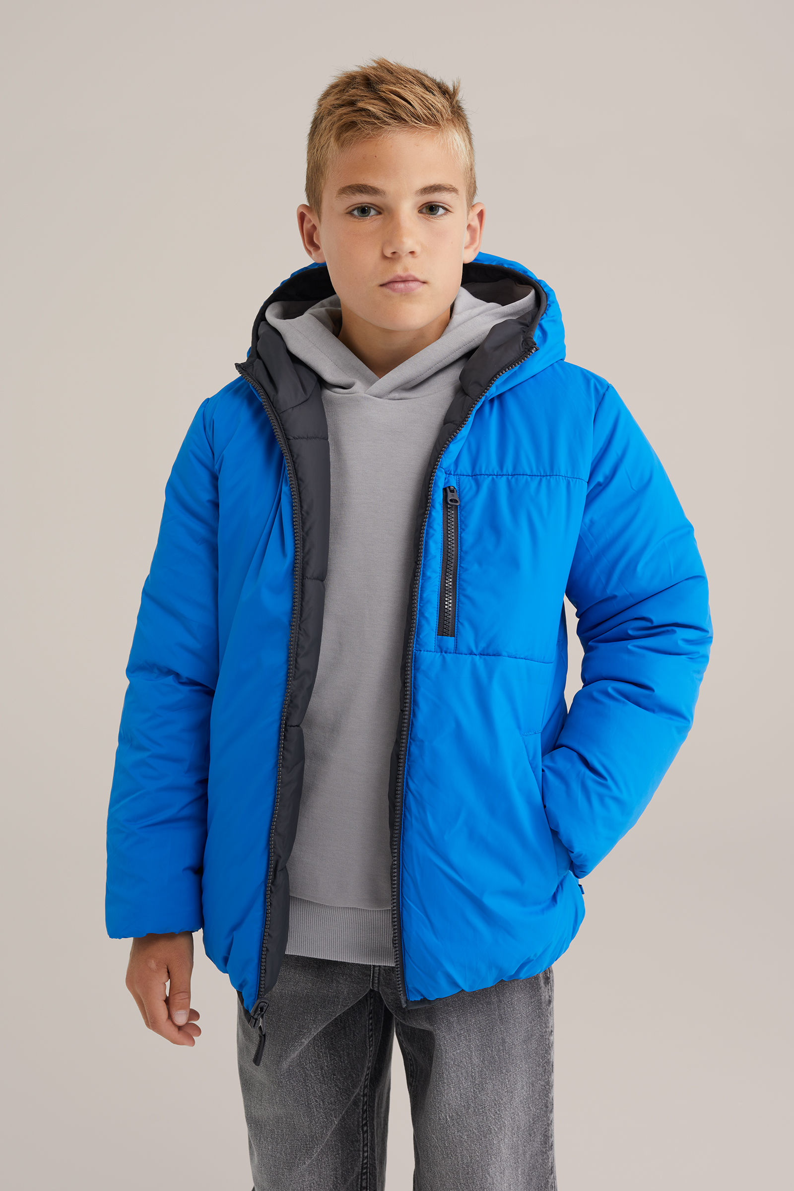 Jongens reversible jas