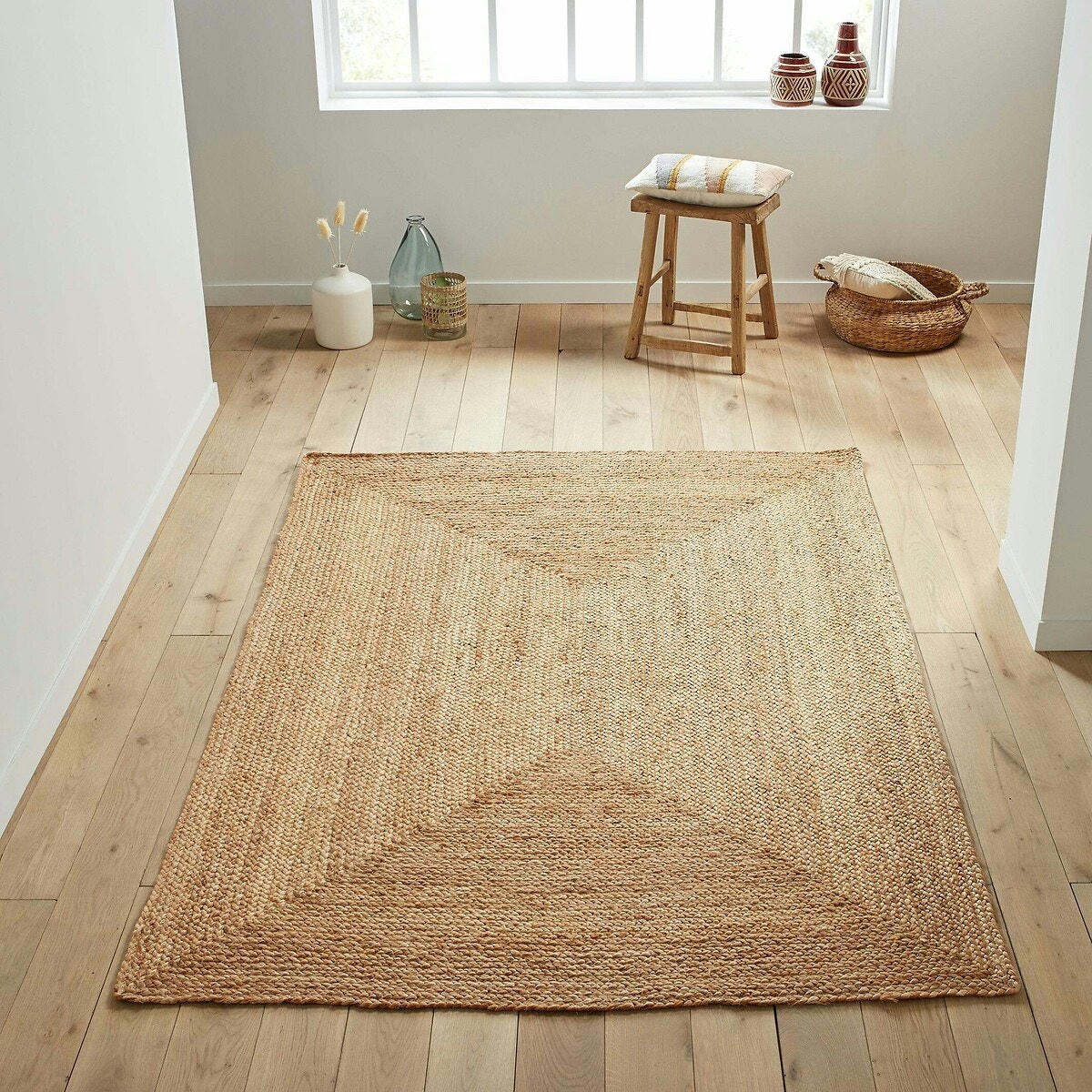 Tapis jute rectangulaire Aftas