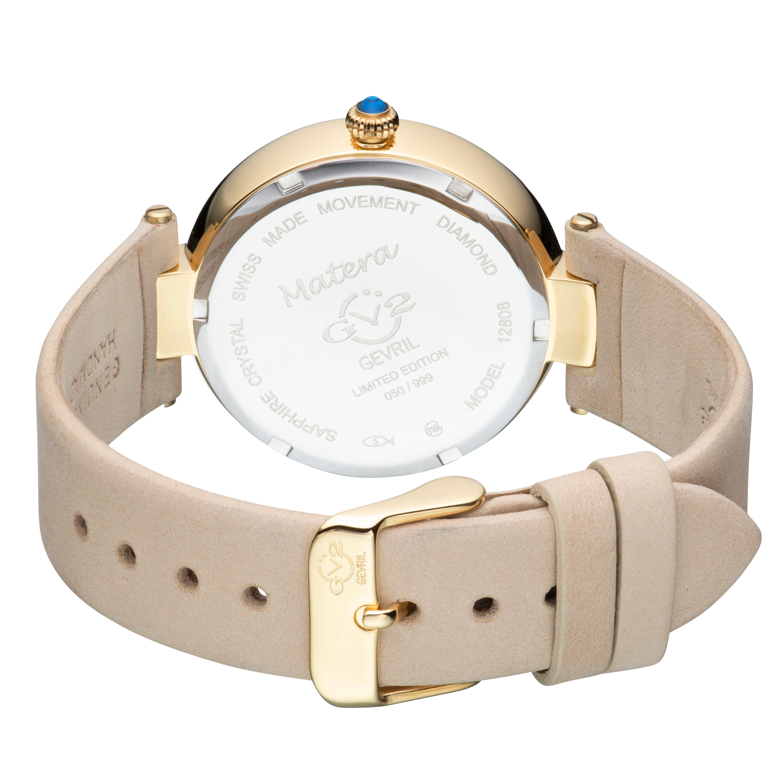 GV2 Matera Swiss Quartz 12808 Diamond Swiss Quartz Watch