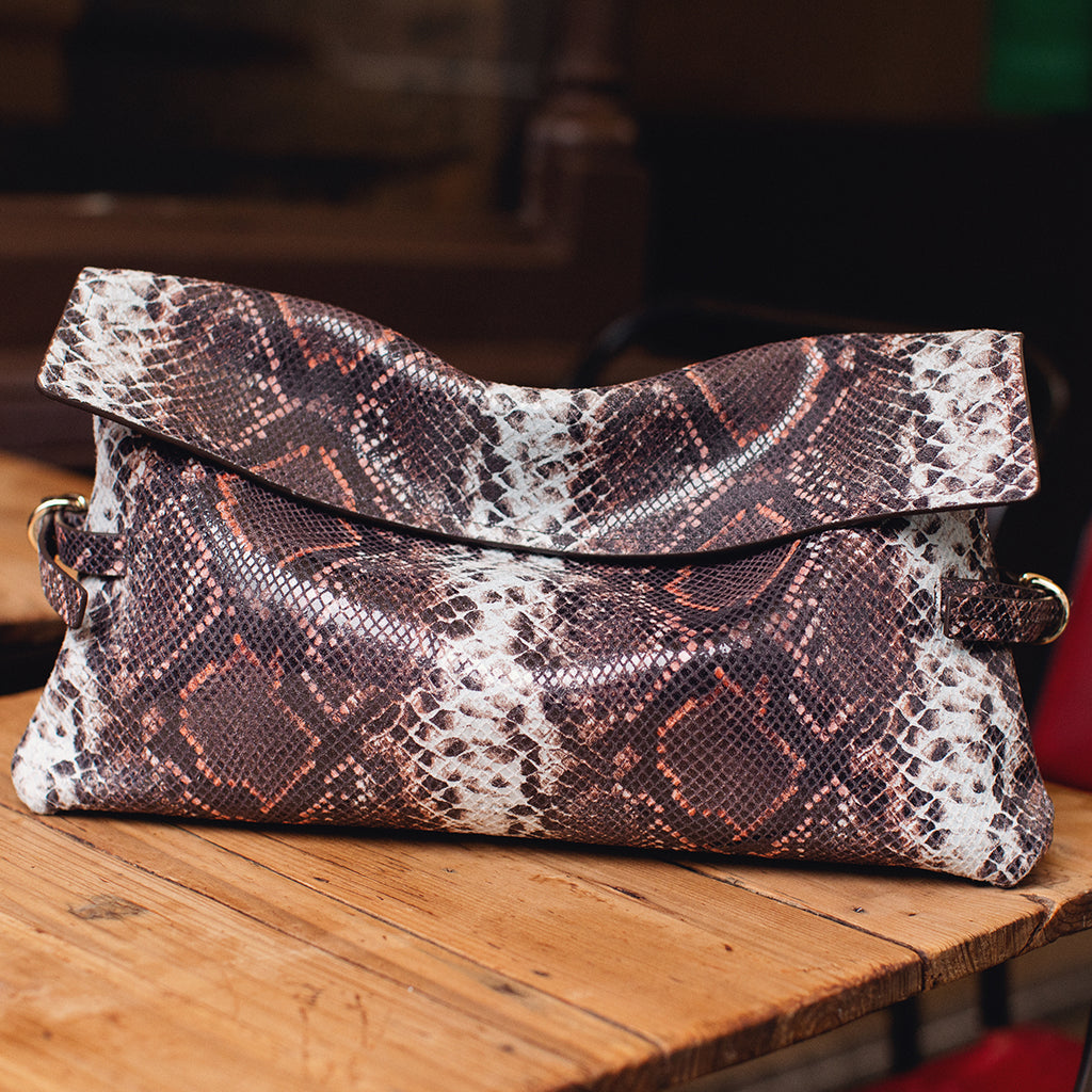 Fleet Street - Large Flapover Clutch Bag