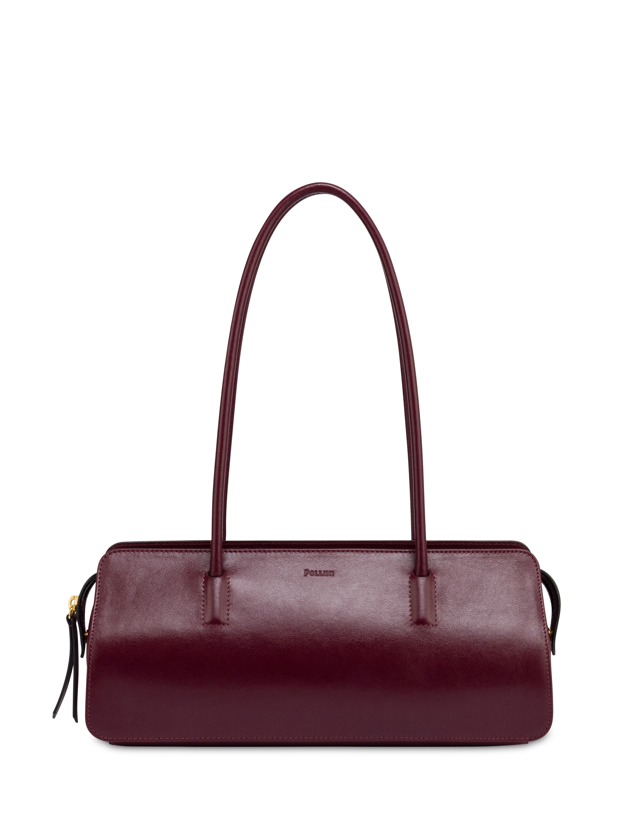 Borsa A Mano Lady In Vitello Lucido Vino