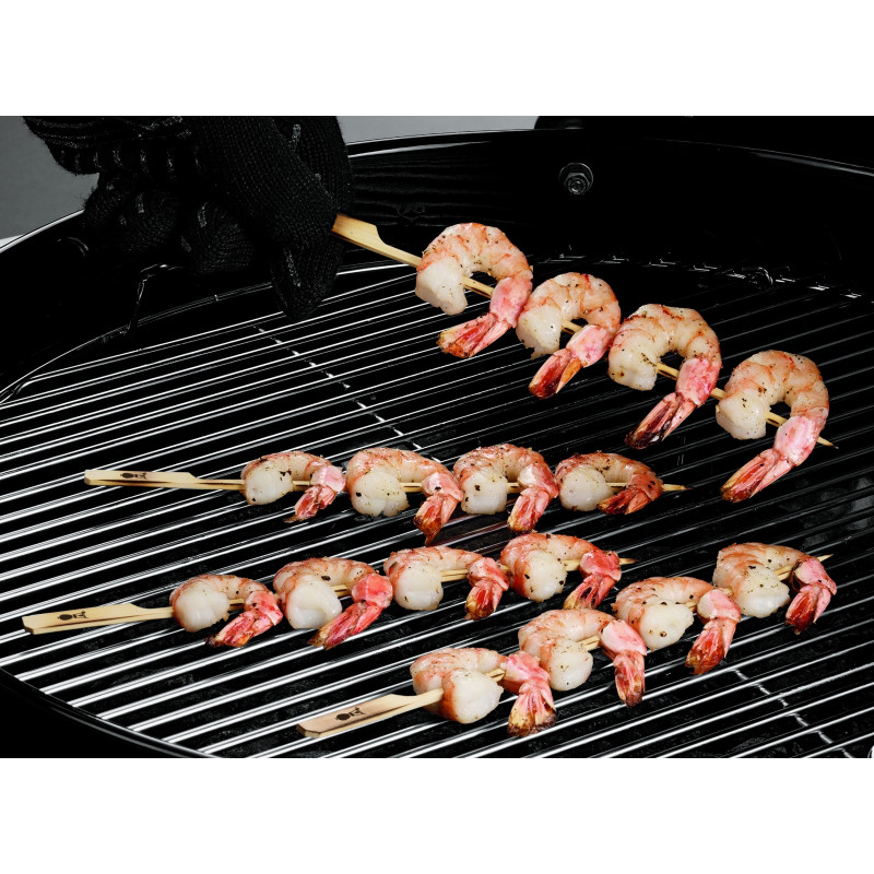 Brochette en bambou 24,7 cm 25 pièces WEBER