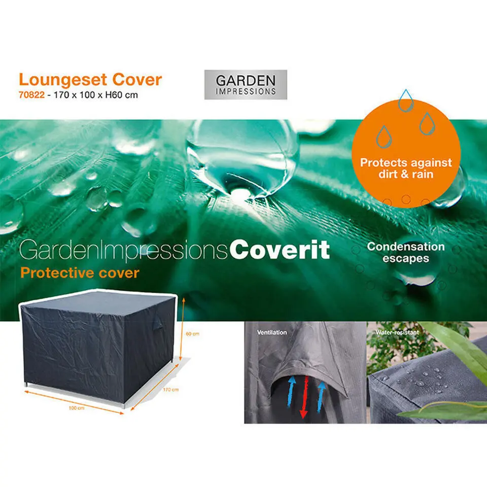 Garden Impressions Loungesethoes 170x100xH60 cm