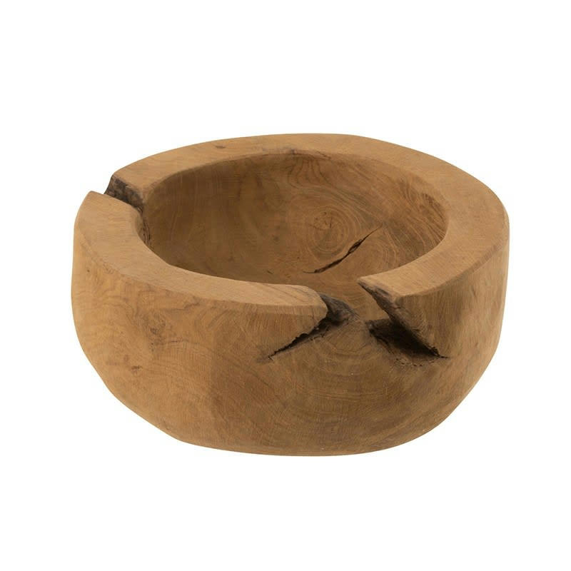 TEK - Plat rond en tek naturel D19,5cm