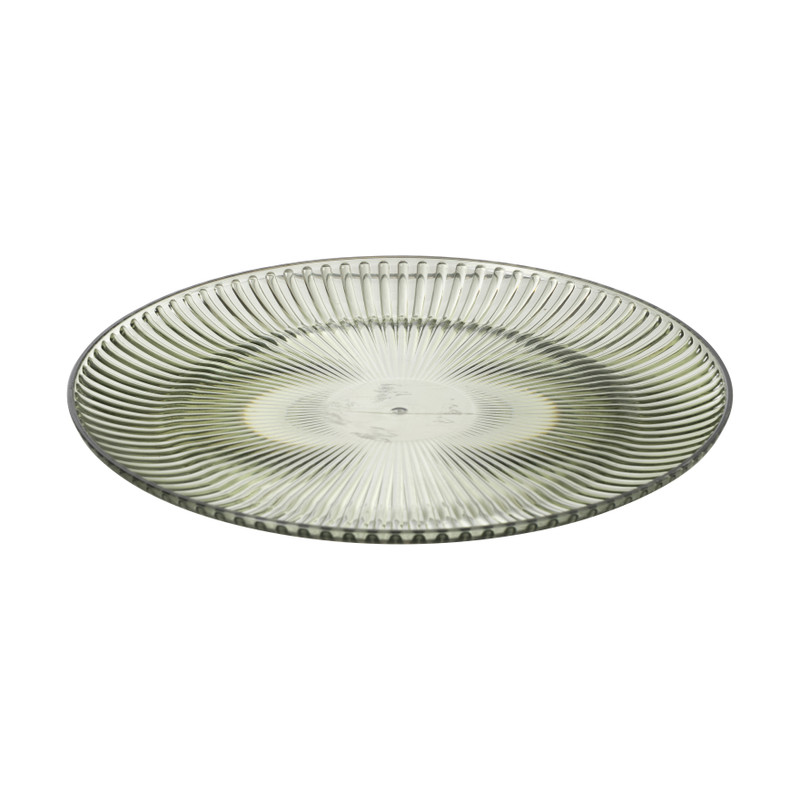 Bord streep - groen - &Oslash;22x1.5 cm