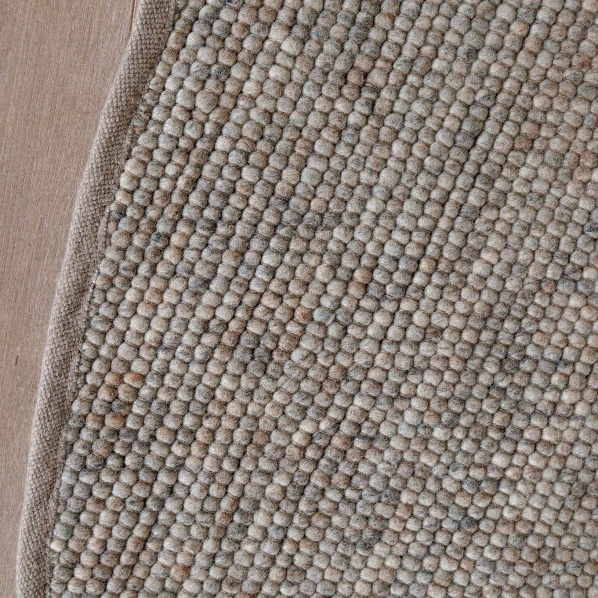 Interieur05 vloerkleed Vik - grijs/bruin - Ø 200 cm