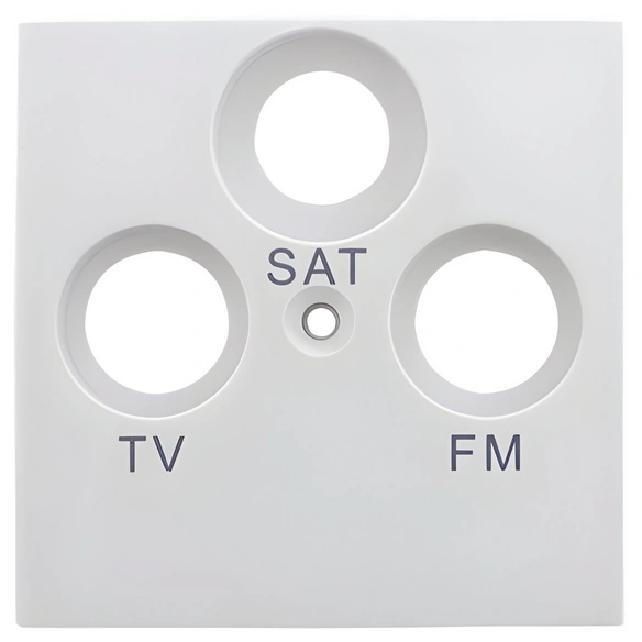 Studio Abdeckung Antenne SAT, Weiß, Kunststoff