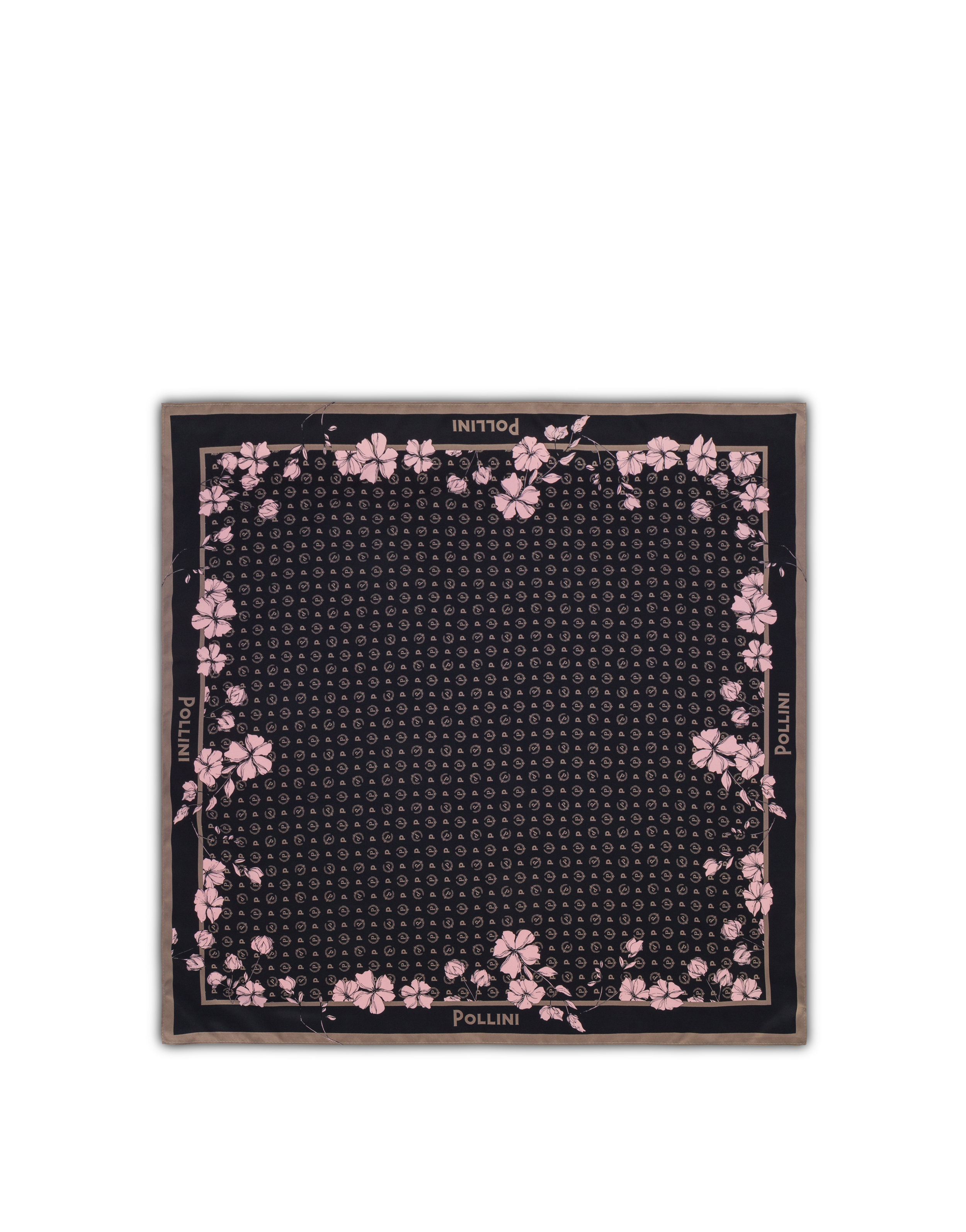 Foulard Heritage Marina Flower Nero