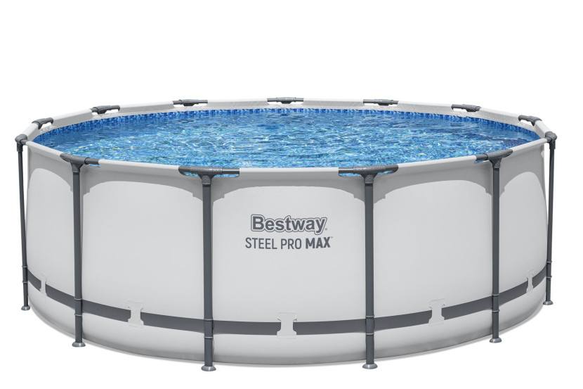 Basen ogrodowy stelażowy 396x122 cm Bestway zestaw 18w1