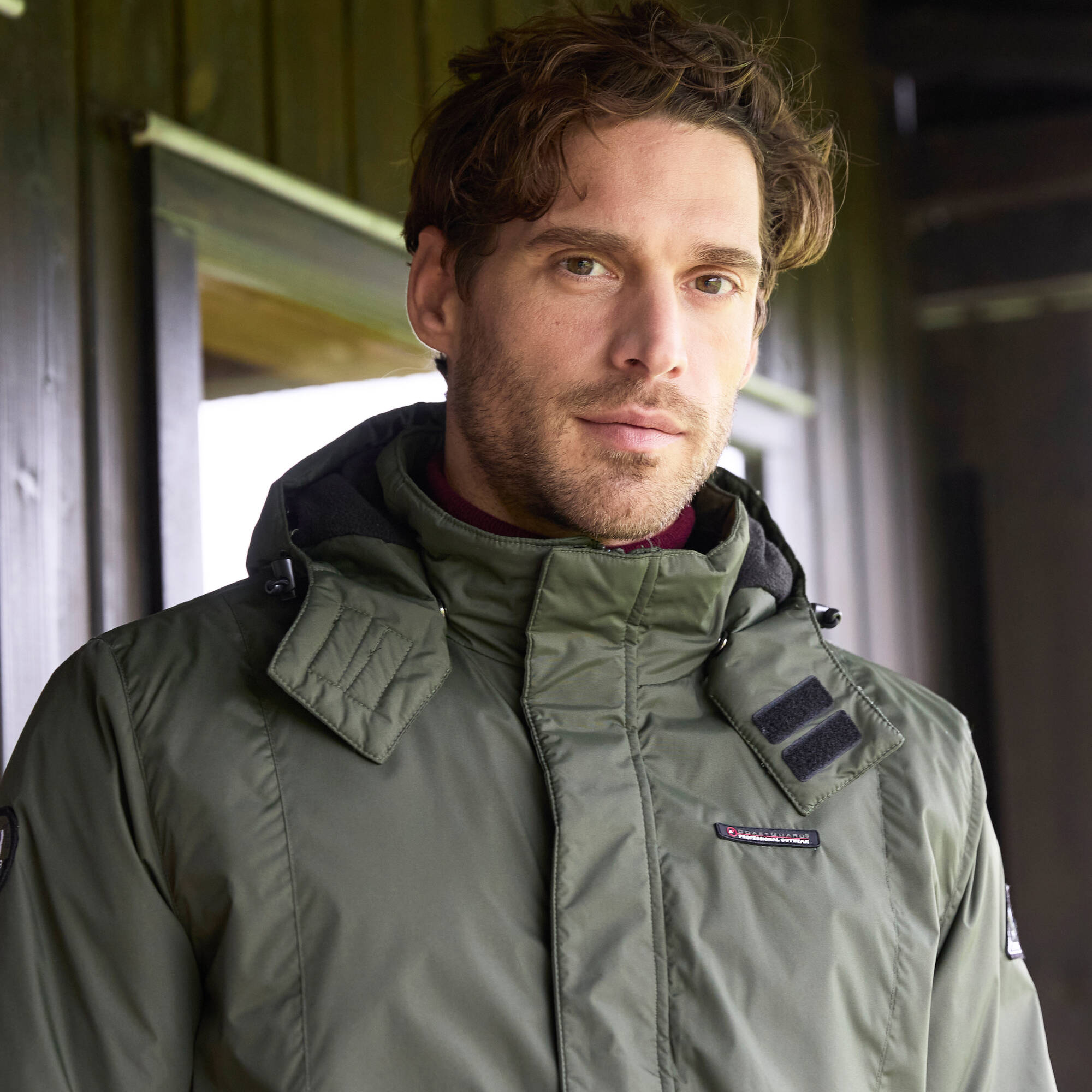 Parka imperméable doublée polaire à capuche