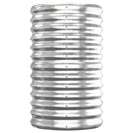 NNEVL Garden Planter Powder-coated Steel 152x40x68 cm Silver