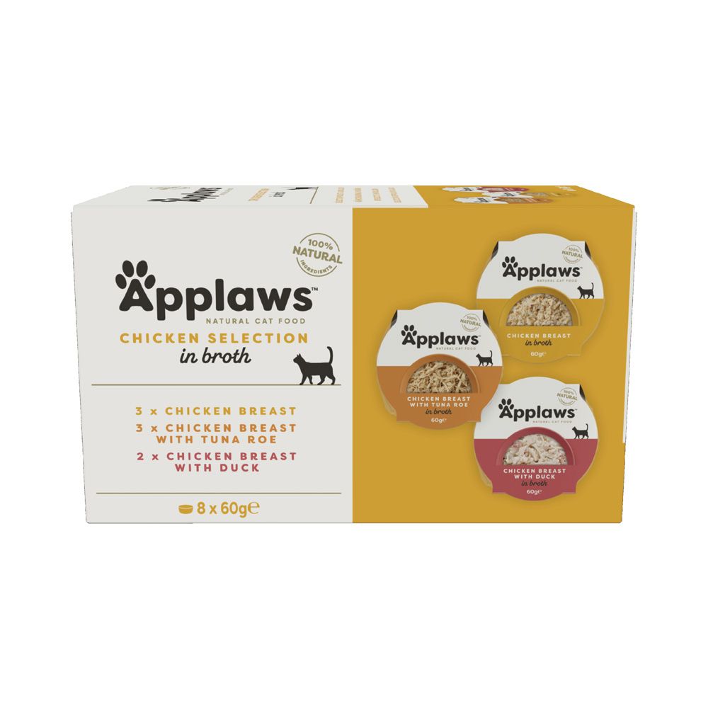 Applaws Cat Pot Multipack Selection 8 x 60g