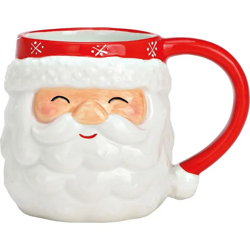 Tasse 6er-Set Nikolaus 3D