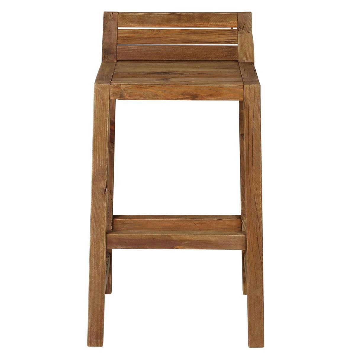 NEBRASKA - Chaise de bar en pin recyclé